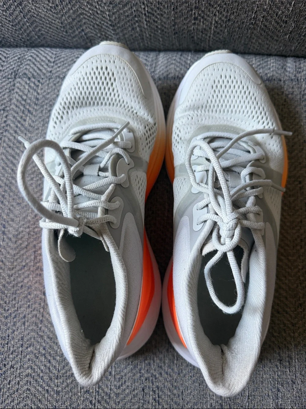 Lululemon Blissfeel Womens Running Shoe Vapor / Highlight Orange / White Size: 7